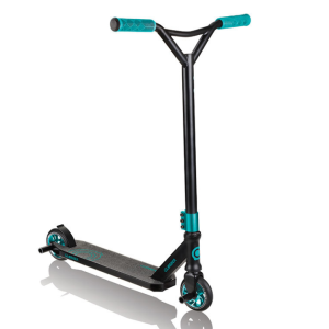 

Самокат Globber GS 720°, трюковый, двухколесный, колеса 110 мм, нагрузка до 100 кг, черно-зеленый, 624-009