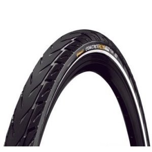 

Велопокрышка Continental CONTACT Plus City, 26 x 2.20 (55-559), Reflex, SafetyPlus Breaker, E50, черный, 101334
