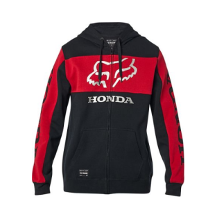 Толстовка Fox Honda Zip Fleece, Black/Red, 25955