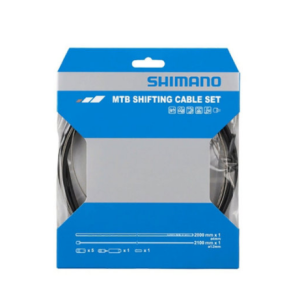 Трос+оплетка Shimano SP41, для заднего переключателя, оплетка 2000мм черный, трос 1.2X2100мм, Y01V98