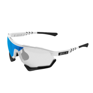 Очки велосипедные SCICON Aerotech Photochromic, Blue/White Gloss, EY13130402