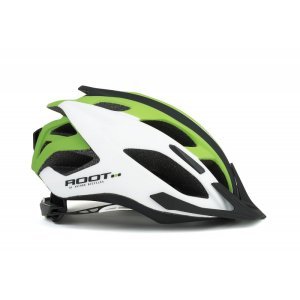 Шлем велосипедный AUTHOR Root 171, белый/зеленый/черный