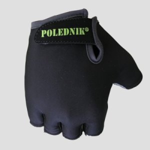 Велоперчатки Polednik BASIC, верх лайкра, ладонь синтетическая кожа, черный купить на ЖДБЗ.ру