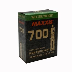 Камера велосипедная MAXXIS WELTER WEIGHT, 700X23/32C (23/32-622), 0.8 мм, LFVSEP60, EIB00136200 купить на ЖДБЗ.ру