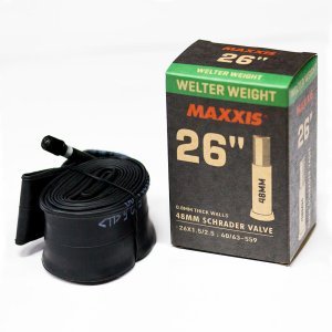 Камера велосипедная MAXXIS WELTER WEIGHT, 26X1.5/2.5 (40/63-559), 0.8 мм, LSV48 (B-C), EIB00137100 купить на ЖДБЗ.ру
