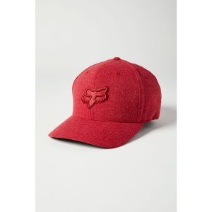 Бейсболка велосипедная Fox Transposition Flexfit Hat, Red, 2021