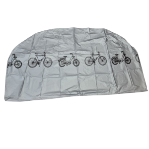 Накидка для велосипеда Китай, от дождя, 196х64х110 см, в упаковке, серый