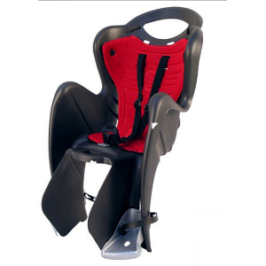 Детское велокресло BELLELLI Mr Fox Relax B-Fix 29", заднее, на велосипед 29", black, 01FXRB0000XL