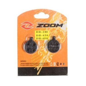 Колодки тормозные Zoom, для дисковых тормозов Zoom DB280/285/410/420/430/450/560, блистер, DB-01 купить на ЖДБЗ.ру