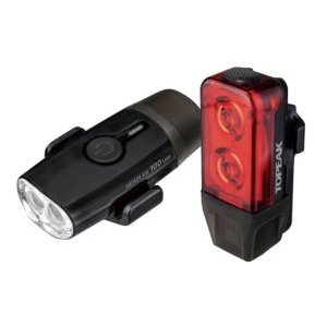 Фонари велосипедные TOPEAK POWERLUX USB COMBO, комплект, черный, TMS098