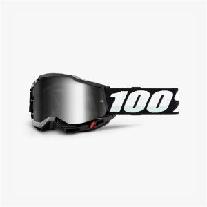 Веломаска 100% Accuri 2 Goggle Black / Mirror Silver Lens, 50221-252-01