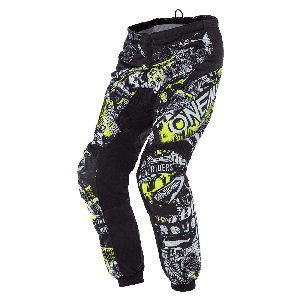 Велоштаны O´Neal Element Youth Attack, подростковые, Black/Hi-Viz