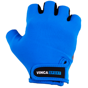 Перчатки велосипедные Vinca Sport VG 948, голубые