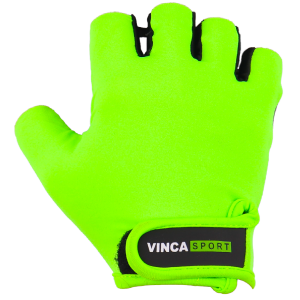 Перчатки велосипедные Vinca Sport VG 948, зеленые купить на ЖДБЗ.ру