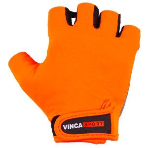 Перчатки велосипедные Vinca Sport VG 948, оранжевые