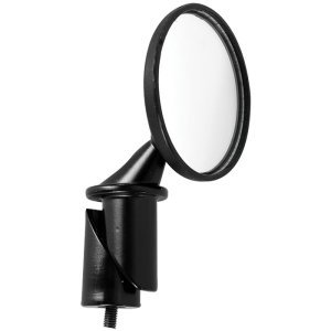 Зеркало велосипедное OXFORD Mini Mirror, торцевое, сферическое, диаметр 50 мм, пластик, чёрный, MR72
