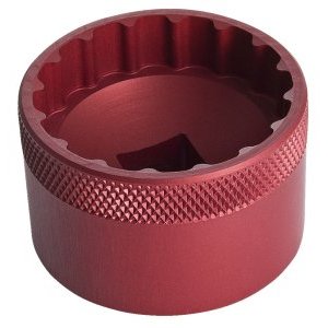 Головка UNIOR, для установки каретки BBR60, диаметр 47 мм, алюминий, красный, 1671.BBR60
