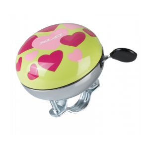 Звонок велосипедный XLC Bicycle bell 'Mingun' DD-M14 20, hearts, 66 мм, 2500704104