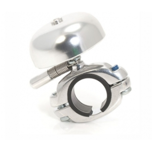 Звонок велосипедный XLC mini bell Retro DD-M04, серый, 2500701600