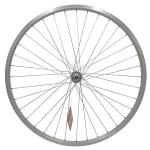 Колесо велосипедное TRIX,  переднее, 26", втулка сталь, серебристая, под гайку, YKL-11 (26) silver, купить на ЖДБЗ.ру