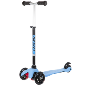 Самокат-кикборд Novatrack Disco-kids Basic, 120/76 мм, синий, 120H.DISCOKIDS.BBL20, 2020