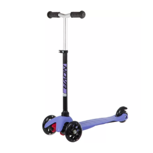 Самокат-кикборд Novatrack Disco-kids Basic, 120/76 мм, фиолетовый, 120H.DISCOKIDS.BVL20, 2020