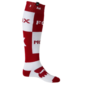 Носки велосипедные Fox Nobyl Fri Thick Sock, белый/красный