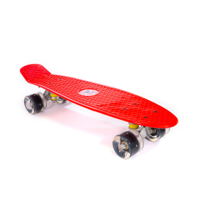 Скейтборд мини TRIX, 22" (56 см), пластик, красный, SKTX001BK0RD