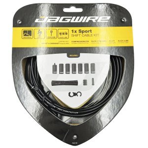 Рубашки и тросики велосипедные Jagwire Sport Shift Kit 1X, переключения, Black, UCK350