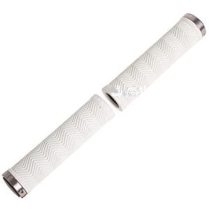 Грипсы велосипедные Giant SOLE-O MTB, фиксатор Lock-On, белый/серый, 410969