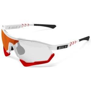 Очки велосипедные Scicon Aerowing Photochromic, Red Mirror - Frozen Matt White, 2022, EY13160503