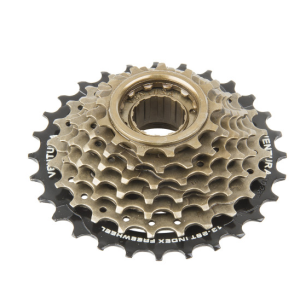 Кассета-трещотка VENTURA, 7х13-28, черно-коричневая, HG-копия SHIMANO, 5-700176
