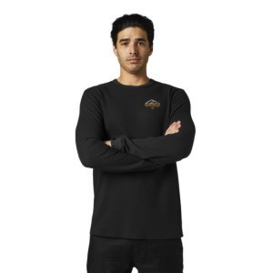 Футболка Fox Hero Dirt LS Thermal, Black 2021