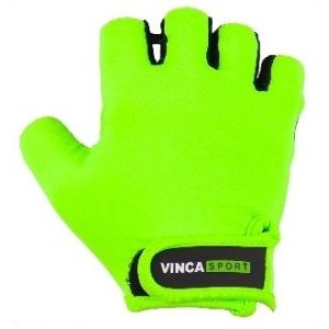 Перчатки велосипедные Vinca Sport VG 985, детские, зеленый