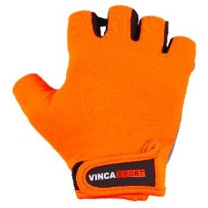 Перчатки велосипедные Vinca Sport VG 985, детские, оранжевый