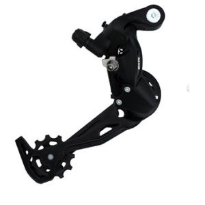 Переключатель велосипедный Sensah MX 8-A, задний, SGS, 8 скоростей, для Shimano, чёрный, RD-00-8500-M8A-SGS