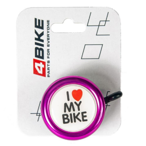 Велозвонок 4BIKE BB3202-Pin, алюминий, пластик, D-54 мм, розовый, ARV100036 купить на ЖДБЗ.ру
