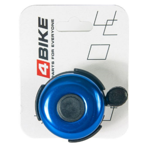 Велозвонок 4BIKE BB3204-Blu, латунь, D-52 мм, голубой, ARV100025