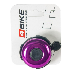 Велозвонок 4BIKE BB3204-Pur, латунь, D-52 мм, пурпурный, ARV100026