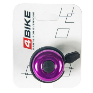 Велозвонок 4BIKE BB3207-Pur, алюминий, пластик, D-40 мм, пурпурный, ARV100030