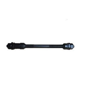 Ось велосипедная AUTHOR TI-627R, задняя, Cr-Mo, с конусами, под гайку, 180mm, 3/8", черный, 6-200041