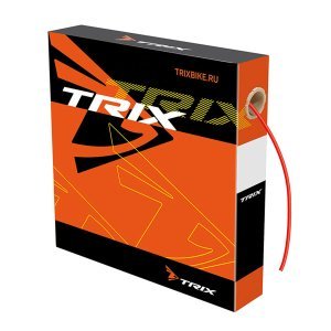 Рубашка троса тормоза TRIX ,ø 5 мм, красная, коробка 50м