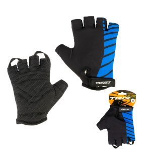 Велоперчатки TRIX мужские, короткие пальцы, сине-черные, GL-TX-018208B-L-BLBK купить на ЖДБЗ.ру
