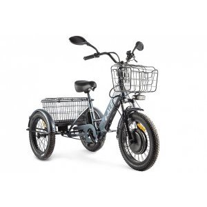 Трицикл GREEN CITY e-ALFA Trike темно-серый-2585