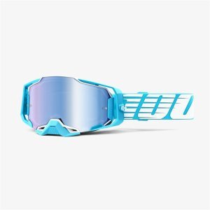 Веломаска 100% Armega Goggle Oversized Sky / Mirror Blue Lens, 50721-250-01
