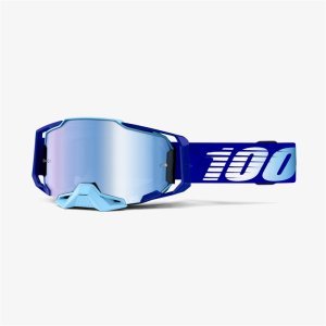 Веломаска 100% Armega Goggle Royal / Mirror Blue Lens, 50710-360-02