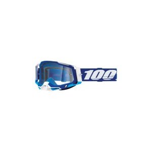 Веломаска 100% Racecraft 2 Goggle Blue / Clear Lens, 50009-00002