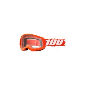 Веломаска 100% Strata 2 Goggle Orange / Clear Lens, 50027-00005 купить на ЖДБЗ.ру