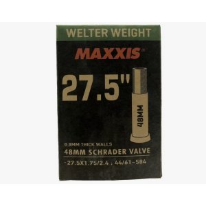 Камера велосипедная MAXXIS WELTER WEIGHT, 27.5X1.75/2.4, 44/61-584, 0.8 мм, LSV48 (B-C), EIB0013990