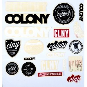 Наклейки стикеры COLONY, Sticker Pack - 23 Assorted pieces NEW DESIGN STICKERS, цвет Shipped Assorte